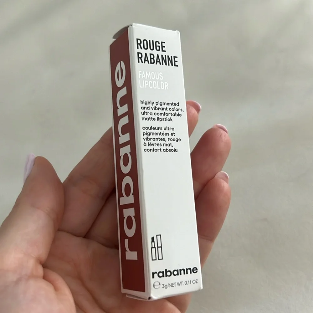 Rabanne Famous Lipcolor Matte Lipstick shade 110 Idee fixe brand new lip stick